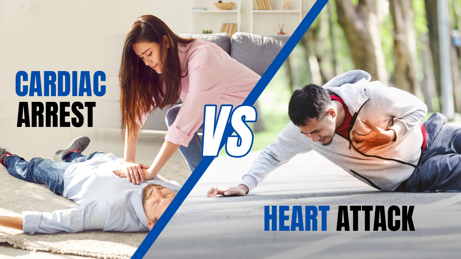 Heart attack, Cardiac Arrest or Heart Failure What’s the difference?