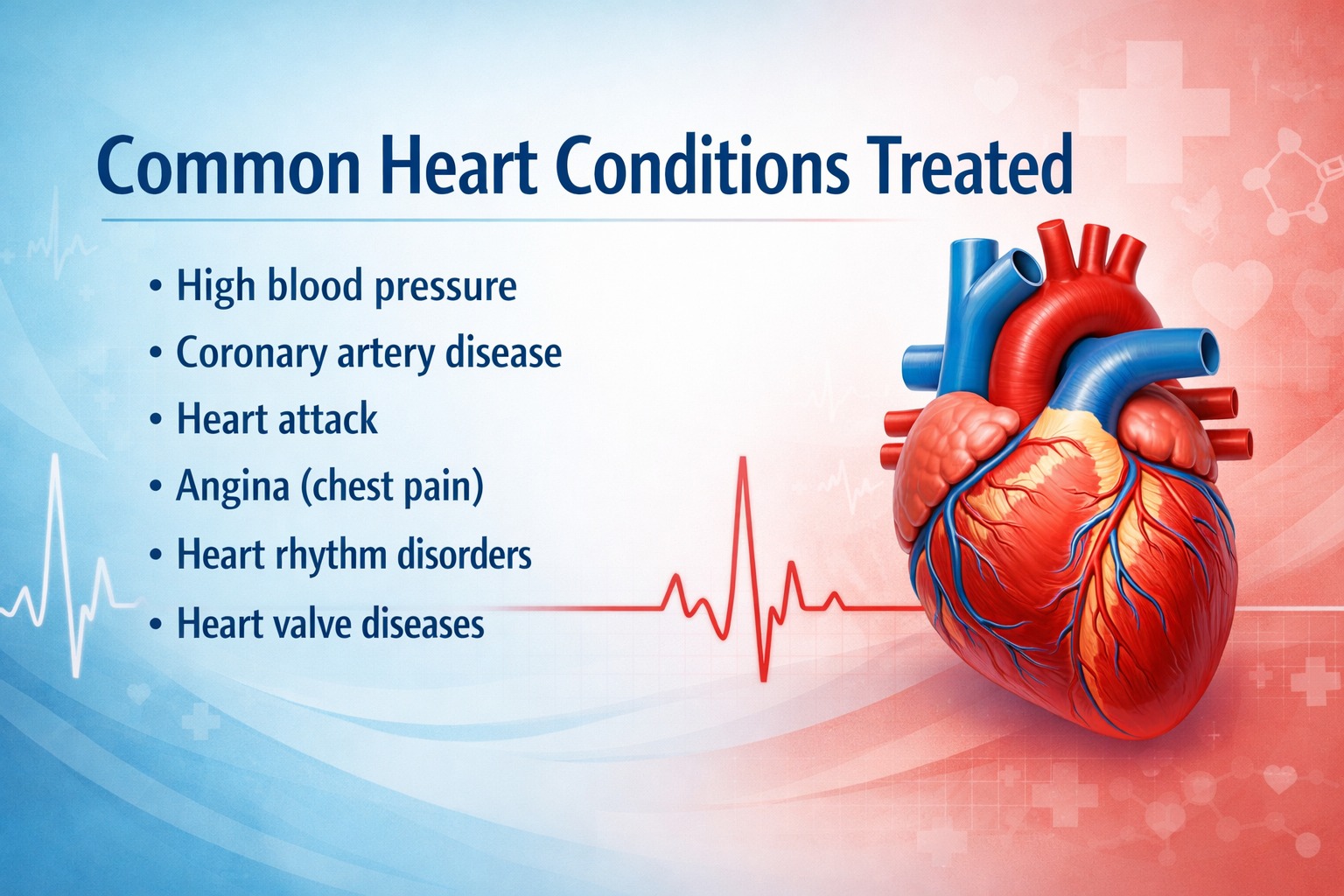 Common Heart Conditions Treated