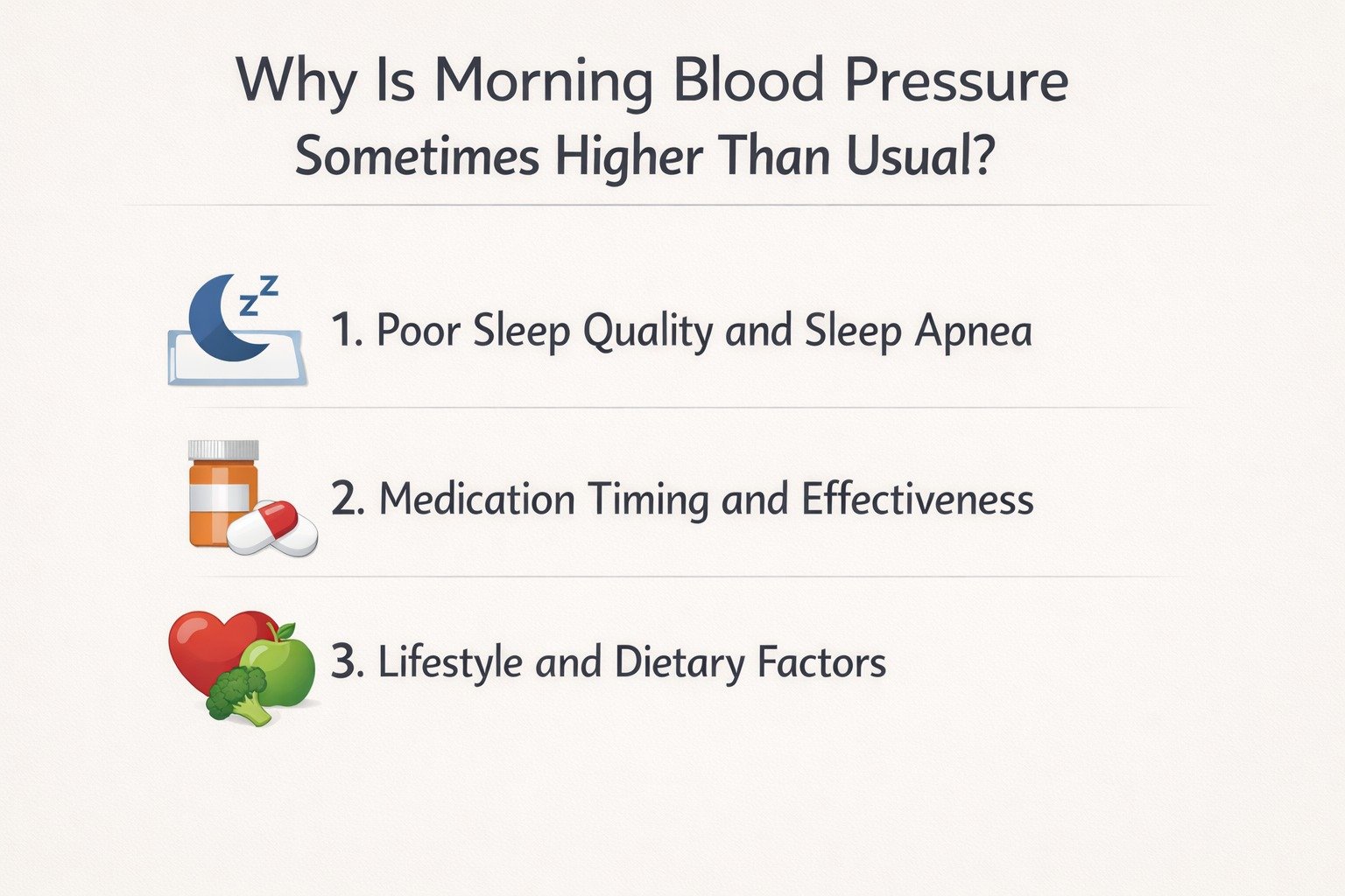 Why Is Morning Blood Pressure Sometimes Higher Than Usual